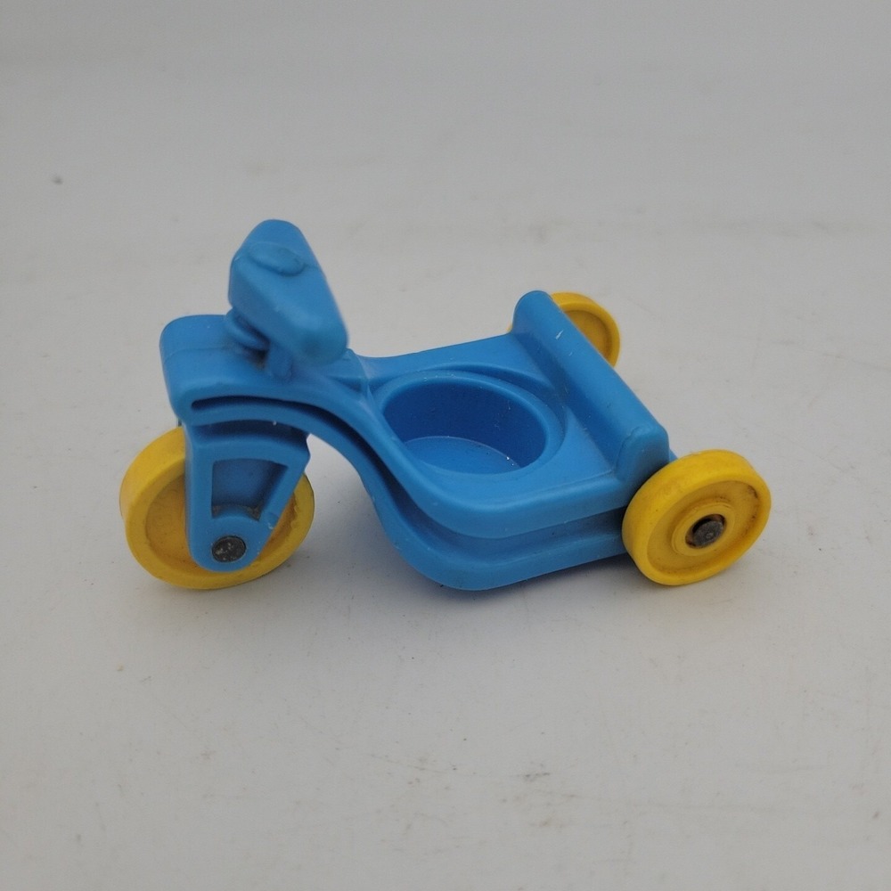 Vintage 1970's Fisher Price Little‎ People Little Riders FPT597 - Blue tricycle